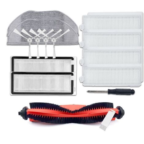 La superficie principal del filtro se limpia con un cepillo y un paño, y resulta ideal como pieza de repuesto para la aspiradora robot Xiaomi G1 MI MJSTG1.