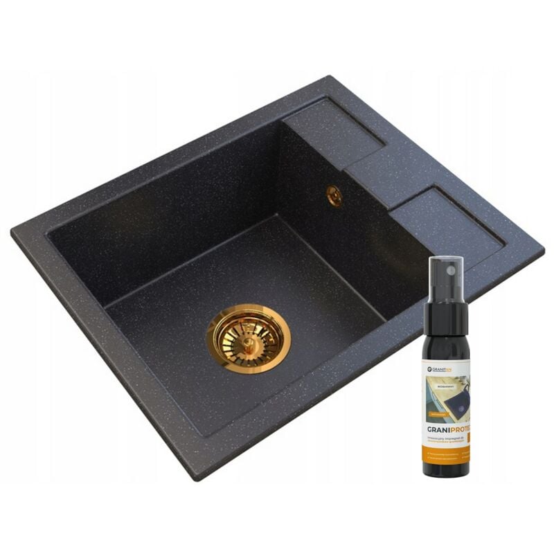 Granitan - la surface de l'or, l'enfoncement de l'évier, le meilleur