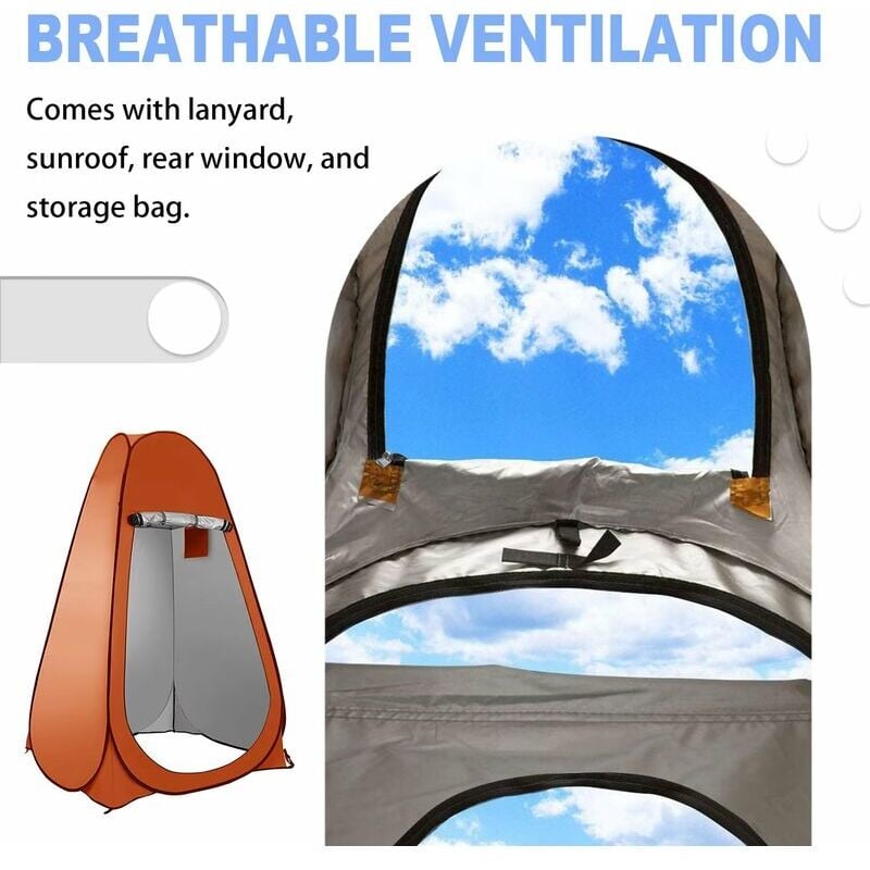 Barnum Ohjijinn La tente de confidentialité pop-up portable convient à la douche extérieure, au dressing, au parasol et aux toilettes de