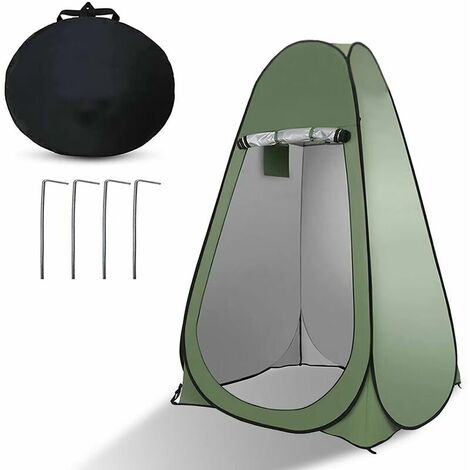 La tente de confidentialité pop-up portable convient à la douche extérieure, au dressing, au parasol et aux toilettes de camping（Vert）