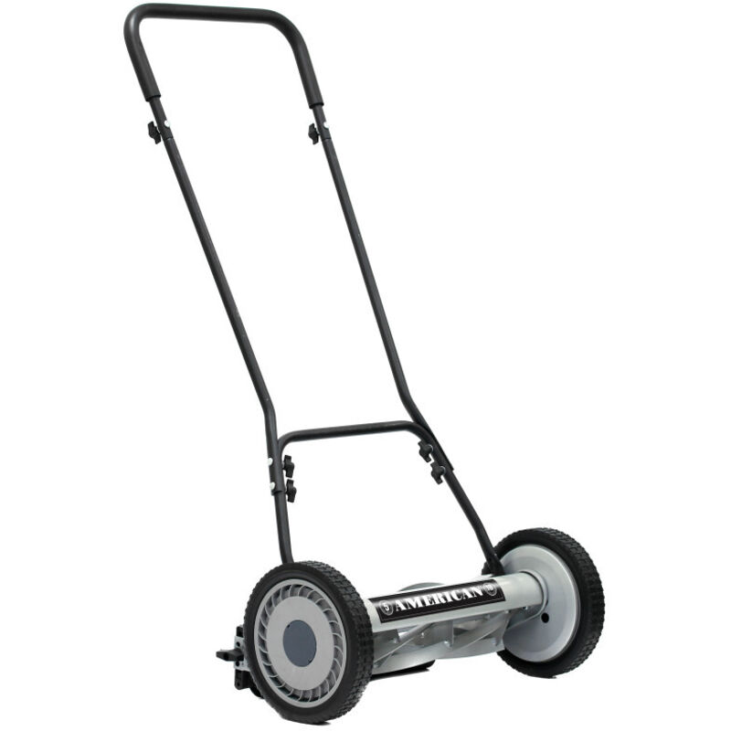 La tondeuse à gazon mécanique Venteo permet de couper l'herbe jusqu'à 10/16CM de hauteur- lames réglables- poignée durable et rembourrée pour une