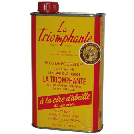 LA TRIOMPHANTE - Cire liquide - 0.5 L - vieux chêne