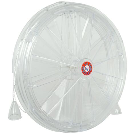 La Ventilazione AE200 Aeratore termico per finestre funicelle di apertura e chiusura aria, diametro 210 mm, Trasparente Similvetro