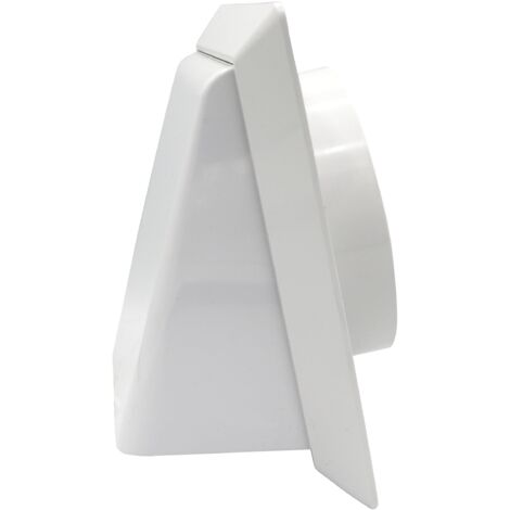 La Ventilazione CP19125RB Cappetta antivento con rete antinsetto, per tubi ø 125 mm, bianca