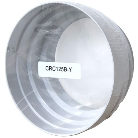 Riduzione Concentrica PVC 100-120-125mm - Per Ventilazione Canalizzata, Bianco