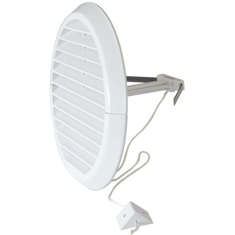 La Ventilazione DFR140X Griglia di Ventilazione in Plastica Pieghevole, diametro 170 mm