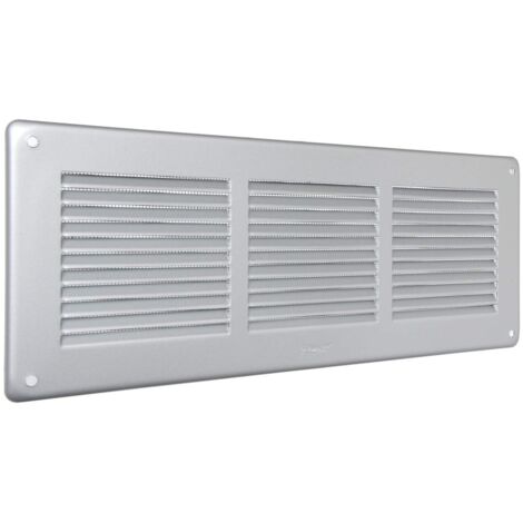 La Ventilazione GAL30R-Y Griglia, Alluminio Argento, 340x140 mm
