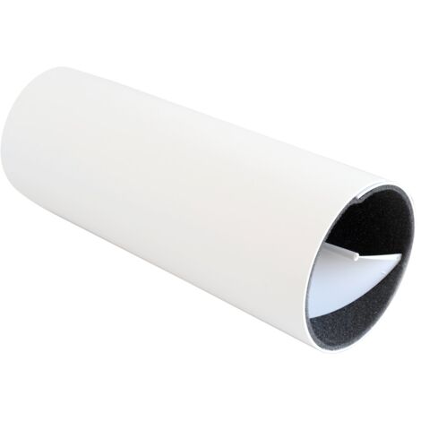La Ventilazione HE3430 HE3430-Y Silenziatore Acustico Elicoidale per Fori, Bianco, 300 mm-120 mm, ø 120/125 mm