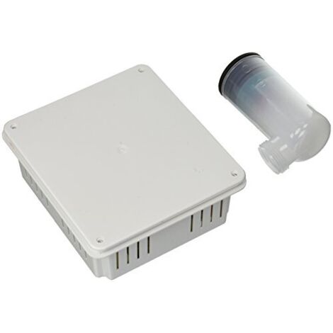 La Ventilazione KSIFU Kit Sifone a Secco Ispezionabile UNI con Scarico Condensa Diametro 20 mm, Bianco