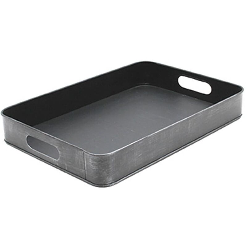 

LABEL51 Bandeja para servir 44x31x6 cm M gris envejecido - Gris