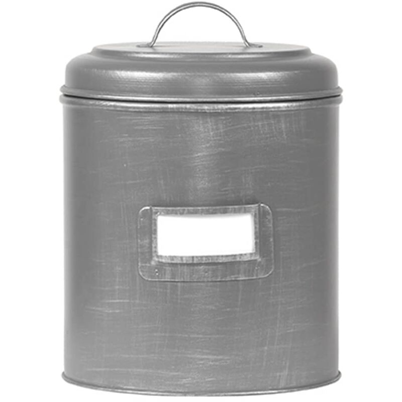

Bote de alamcenaje S gris envejecido 10x10x15 cm - Gris - Label51