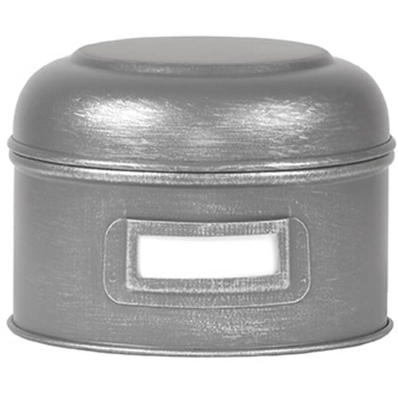 

LABEL51 Caja de almacenaje S gris envejecido 13x13x10 cm - Gris