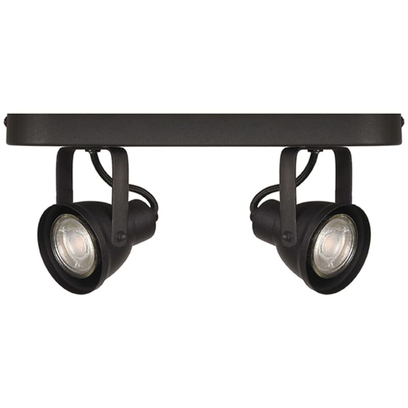 Faretto con 2 Luci Max 30x9x16 cm Nero Label51