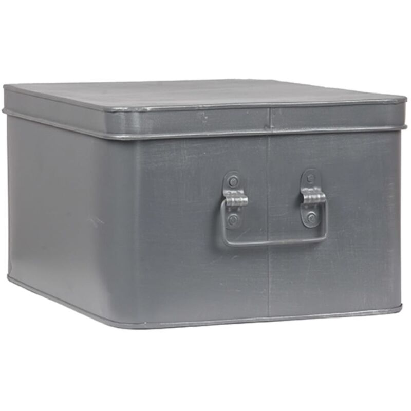 Storage Box Media 35x27x18 cm xl Antique Grey - Label51