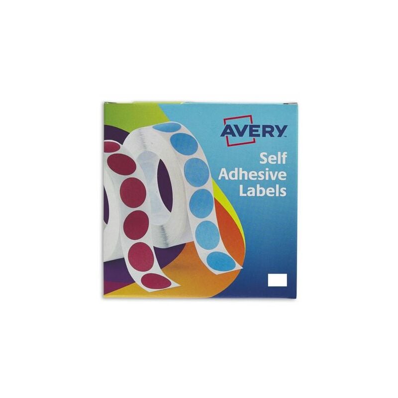 Avery - Labels in Dispenser Rectangular 12x18mm White (Pack 2000 Labels) 24-