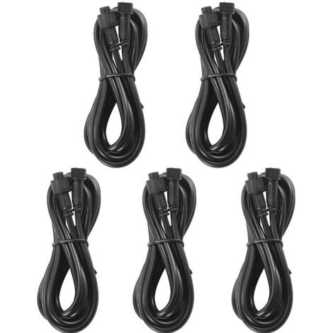 LaBlanc - 10 pcs 1M 2Pin Câble d'extension IP67 résistant à l'eau pour lampes LED Couleu RGB Spot Led Eclairage extérieur Spot Exterieur Encastrable