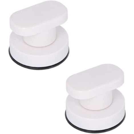 LaBlanc - 2 Pack Suction Cup Handle, No Drilling Door Handle, Powerful Suction Cup, Removable Pull Knob for Bathroom, Glass Door Mirror, Wall Tile Outdoor