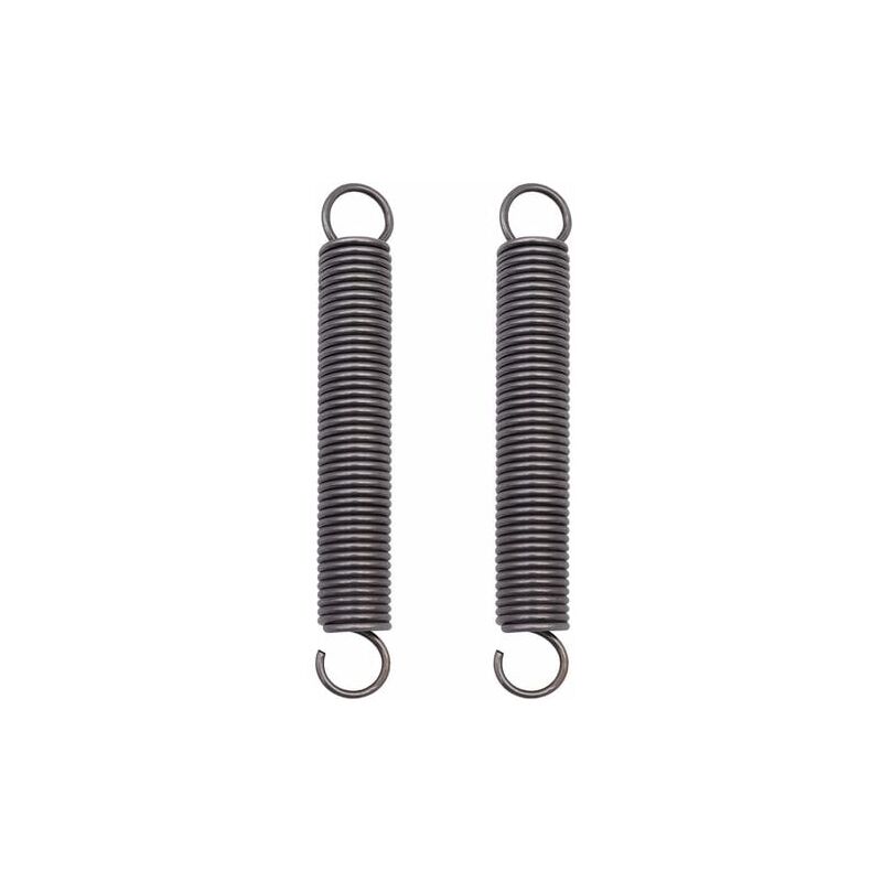 2 Pieces Steel Extension Spring Compressed Extended Spring Double Hook Springs,2x18x150mm - Lablanc