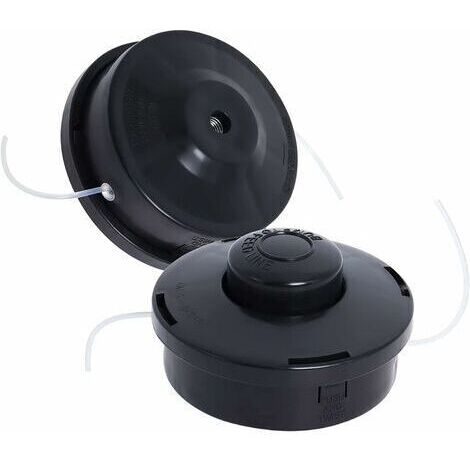 LaBlanc - 2 testine universali per decespugliatore M10 x 1.25, testina universale a bobina per decespugliatore a benzina