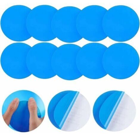 LaBlanc - 20 Pièces Rustine Piscine, Piscine Patch Kit De Réparation, Piscine Kit De Réparation, Réparation Plastique Correctifs Auto-adhésives Rustine pour Piscines Gonflables Bateaux, Bleu