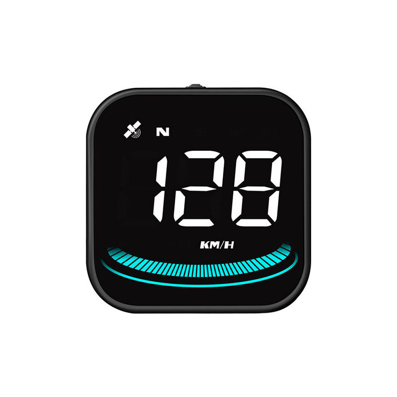 Lablanc - 2.2 inch Car hud Speedometer,Universal Windshield Display,Digital Speedometer,GPS Speed Detector,Speed Alert,USB Plug and Play