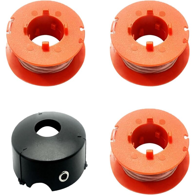 3 bobines de fil de rechange pour coupe-bordure Bosch art 23/26/30 Combitrim 23/26 Easytrim, pour bobine de fil unique Bosch F016800175,avec 1 pour