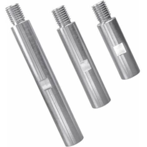 LaBlanc - 3PCS Tige d'extension de Meuleuse d'angle en Alliage d'aluminium M14 Rallonge de Meuleuse d'angle 75mm100mm 140mm Levier Adaptateur de Filetage M14