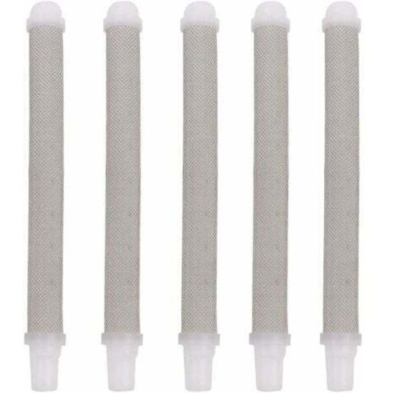 5 filtros para pistola pulverizadora sin aire, malla 60, accesorios para boquillas de pulverización de pintura sin aire para pistola pulverizadora