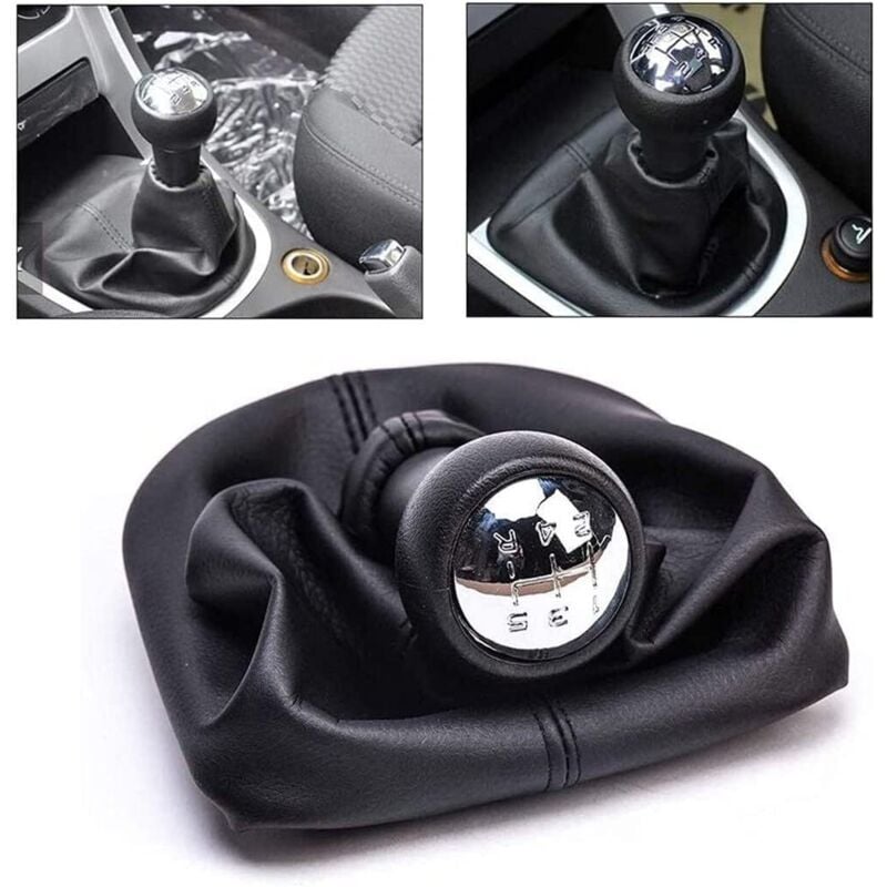 Image of Lablanc - 5-Gang-Schaltknauf mit Manschette, kompatibel für Peugeot 207 307 308 cc