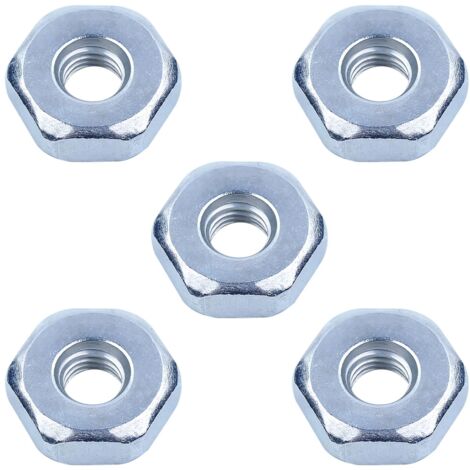 LaBlanc - 5 tuercas para motosierra para STIHL MS170, MS171, MS180, MS181, MS250, MS251, MS211, MS390 y más modelos, tuerca de cadena universal AUMEL M8, tuerca de caja de cadena
