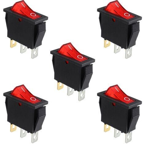 JINXIAN 4 Pièces Interrupteur à Bascule étanche Mini Interrupteur Avec