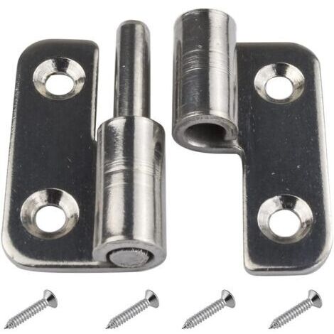 LaBlanc - 6 cerniere rimovibili, guarnizioni scorrevoli piccole da 1,5", cerniere per porte rimovibili in acciaio inox 304, apertura a sinistra