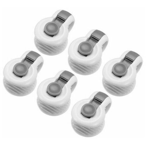 LaBlanc - 6Pcs Couette Clips Couverture Consolateur Pins Fasteners Pas D'Angle Place Veilles Quilt Anti-Move Fixateur Housse De Couette Clips Literie Accessoires, Gris