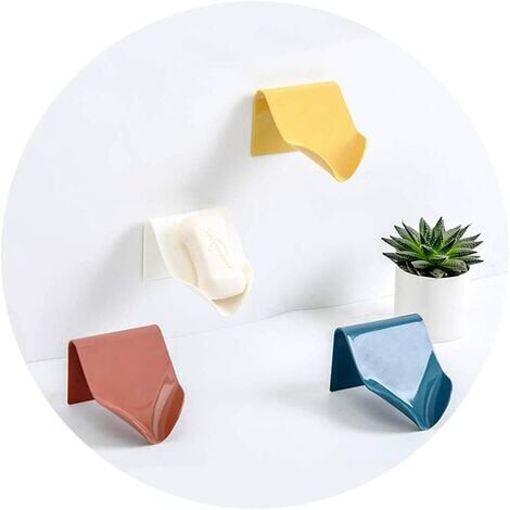 LaBlanc – abtropfbare Seifenschale für Dusche, Badezimmer, Badewanne und Küchenspüle, selbstklebender Seifenhalter an der Wand, multifunktionaler Handyhalter