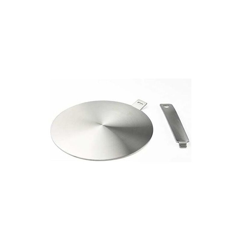 Lablanc - Adaptateur à induction, disque convertisseur pour plaque de cuisson à induction, plaque de diffusion de chaleur avec poignée et base