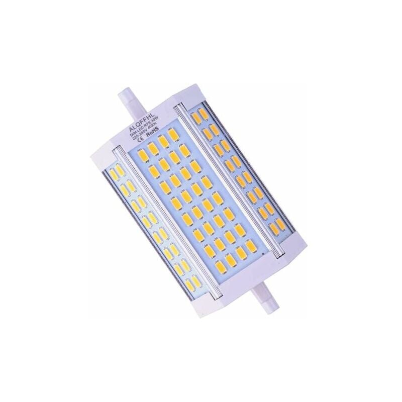 Ampoule led R7S 118mm Dimmable 30W, led Linéaire Projecteurs de type j à double extrémité (200W 300W Halogène T3 Equivalent), 3000LM 4000K, Lampes
