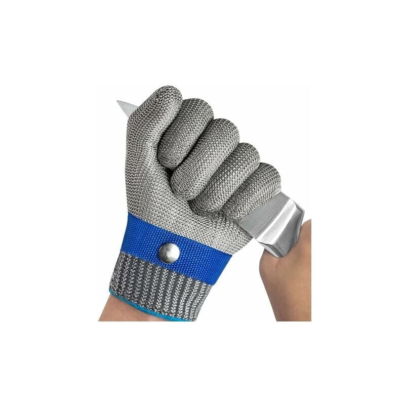 Anti-Cut Gloves Work Gloves High Performance Protection Level 5 Kitchen Protection Glove for Cutting Meat, Fish Fillet, Mandolin, Oysters and Carving