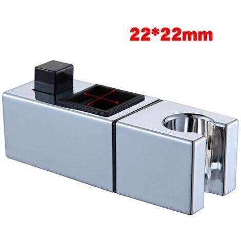 LaBlanc - Asta di supporto per doccia, sedile per doccia, rialzo, sedile fisso, accessori per doccia, accessori per il bagno, supporto per doccia (tubo quadrato 22x22 mm)