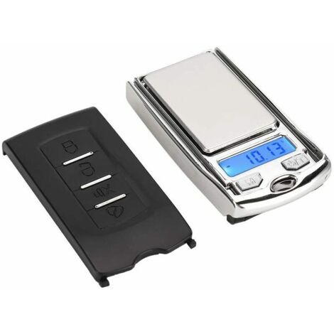 LaBlanc - Balance de cuisine de précision – 100 g/0,01 g, mini balance alimentaire multifonction avec affichage LED – Balance électronique pour bijoux, médicaments, café – Étui de protection amovible