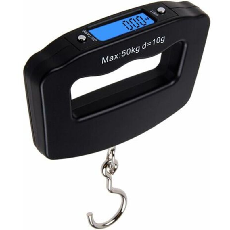 Lablanc - Báscula colgante digital portátil para pesca, viajes, equipaje, maletas, paquetes, hogar, exteriores, 110 lb/50 kg