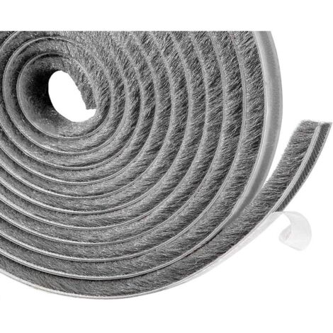 LaBlanc BL65 Dichtungsstreifen – 10 m selbstklebender Staubschutzstreifen, Polypropylen, 9 mm Abmessungen