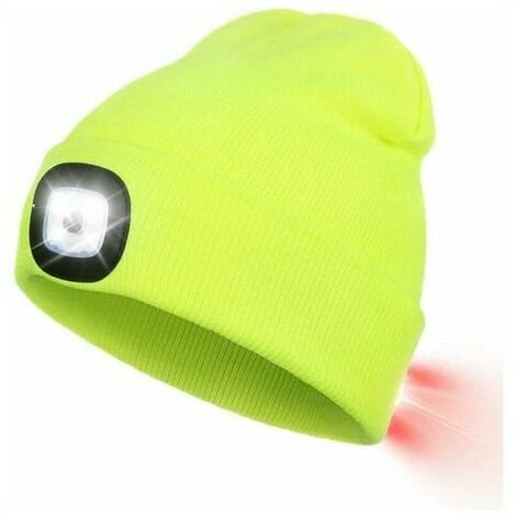 Bonnet avec lumière LED Velamp noir