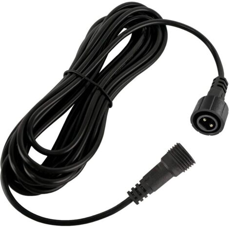 LaBlanc - Cable D’extension étanche IP65 Pour Projecteurs Solaires, Lumières de Pointes de Jardin, Bandes Lumineuses à LED（5M 2 PIN）