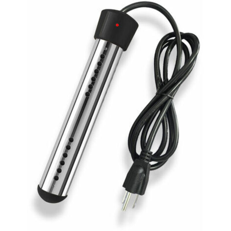 Lablanc - Chauffe-eau électrique 2500W avec tension par immersion, chauffe-eau de piscine, chauffe-eau portable, adapté pour étangs, seaux noir
