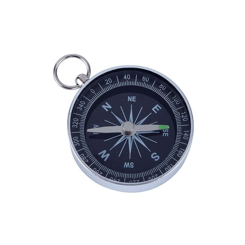 Compass with Dial, 45mm Portable Pocket Compass, High Precision Survival Compass - Lablanc