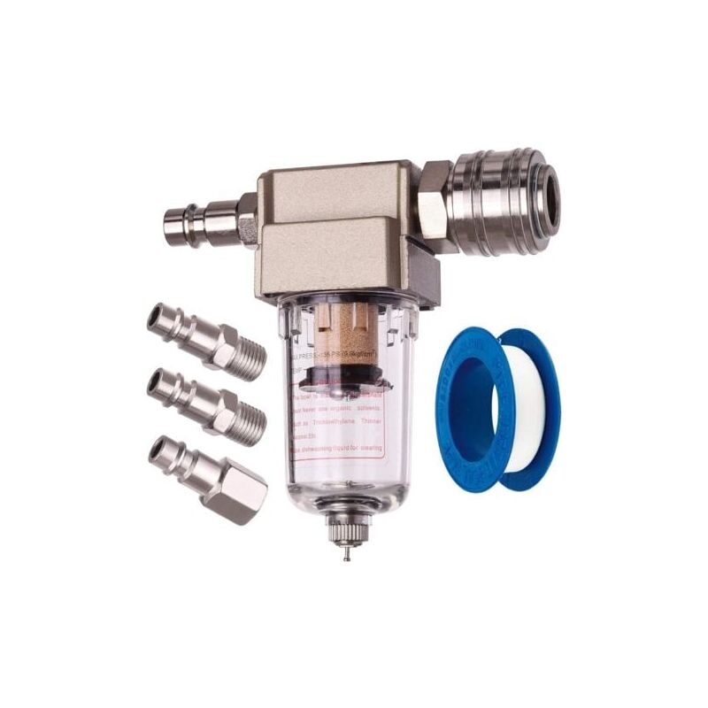 LaBlanc – Compressed Air Filter, Water Separator, Oil Separator, Quick Connect Included