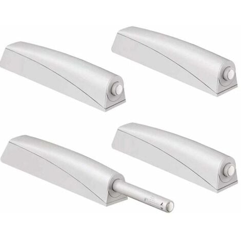 LaBlanc - Confezione da 4 serrature magnetiche a pressione per mobili - Serrature a pressione per mobili da incasso - Serrature a pressione per cassetti - Sistema di chiusura magnetica per mobili