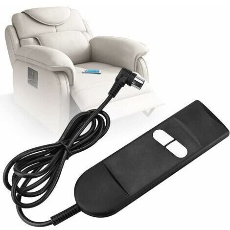 LaBlanc - Contrôleur de Fauteuil Inclinable, Télécommande du Fauteuil de Relaxation Manuelle Télécommande à 2 Boutons Commutateur Commande