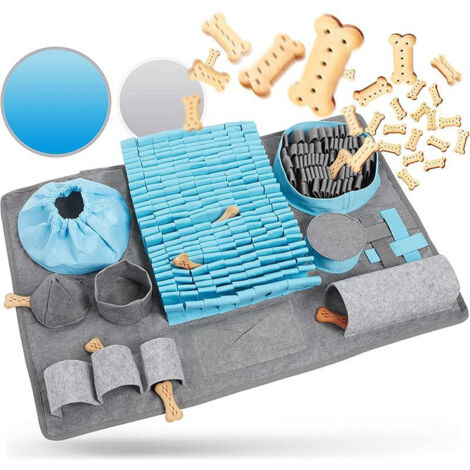 LaBlanc - Dog Snuffle Mat, Washable Training Mat, Feeding Mat, Dog Snuffle Mat, Odor, Boredom and Stimulation Training Mat (66 x 42 cm)