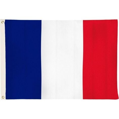 ROSEMARY LaBlanc - Drapeaux drapeau de la France avec 2 oeillets métalliques, résistants aux intempéries - drapeau national français 90 x 150 cm, tricolore